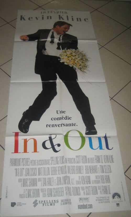 In et Out ( Kevin Kline) AFFICHE CINEMA ORIGINALE État correct - N/A reconditionné disponible sur Fnac