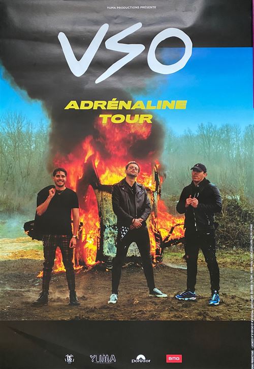 VSO - Adrénaline Tour - 70x100cm - Affiche État correct - N/A reconditionné disponible sur Fnac