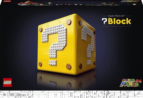Acheter Lego 71395 Bloc point d'interrogation Super Mario 64 État correct - 378,88 € Lego 71395 Bloc point d'interrogation Super Mario 64 État correct - N/A reconditionné disponible sur Fnac