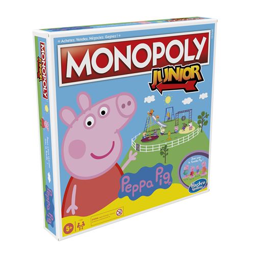 Acheter Jeu de société Hasbro Monopoly junior Peppa Pig État correct - 26,75 € Jeu de société Hasbro Monopoly junior Peppa Pig État correct - Hasbro Gaming reconditionné disponible sur Fnac