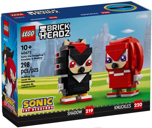Acheter LEGO® BrickHeadz™ 40672 Sonic The Hedgehog™ : Knuckles et Shadow État correct - 58,95 € LEGO® BrickHeadz™ 40672 Sonic The Hedgehog™ : Knuckles et Shadow État correct - N/A reconditionné disponible sur Fnac