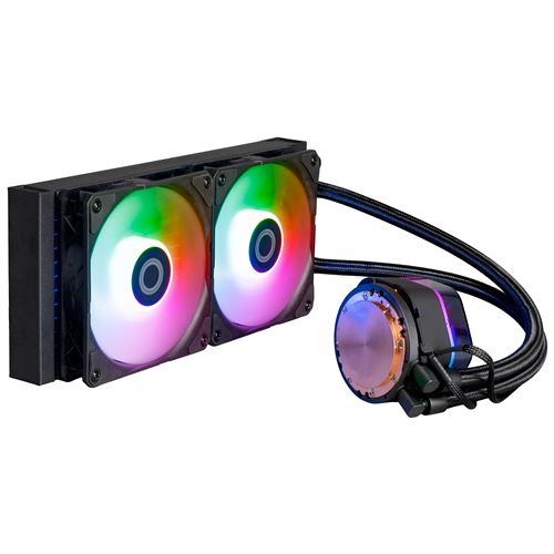 Acheter Kit Watercooling CPU Cooler Master MasterLiquid 240 Atmos noir État correct - 91,99 € Kit Watercooling CPU Cooler Master MasterLiquid 240 Atmos noir État correct - Cooler Master reconditionné disponible sur Fnac