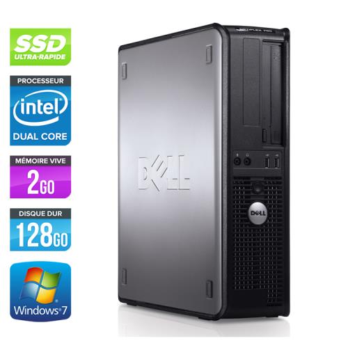 Acheter Unité centrale Dell Optiplex 780 Desktop - Gris - Intel Core Duo E5300 / 2.60 GHz - RAM 2 Go - SSD 128 Go - DVD - Gigabit Ethernet - Windows 7 Professionnel État correct - 159,00 € Unité centrale Dell Optiplex 780 Desktop - Gris - Intel Core Duo E5300 / 2.60 GHz - RAM 2 Go - SSD 128 Go - DVD - Gigabit Ethernet - Windows 7 Professionnel État correct - Dell reconditionné disponible sur Fnac