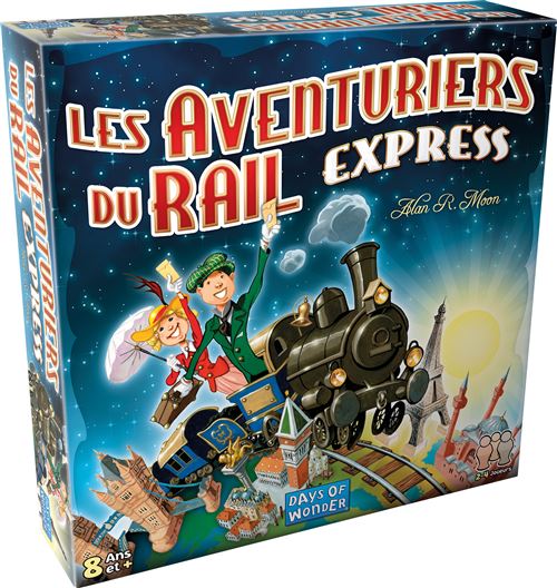 Jeu de stratégie Asmodée Les Aventuriers du rail Express État correct - Asmodee reconditionné disponible sur Fnac