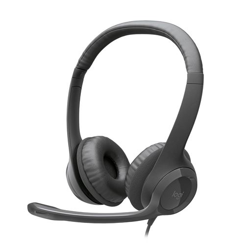 Casque PC filaire Logitech H390 Noir État correct - Logitech reconditionné disponible sur Fnac
