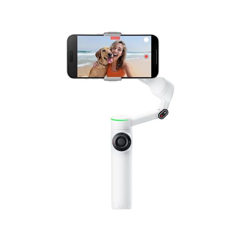 Stabilisateur pliable à 3 axes Insta360 Flow 2 Pro Standard Blanc État correct - Insta360 reconditionné disponible sur Fnac