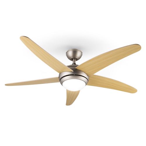 Acheter Klarstein Bolero ventilateur de plafond 2-en-1 134 cm lampe 55 W pales en erable télécommande État correct - 156,99 € Klarstein Bolero ventilateur de plafond 2-en-1 134 cm lampe 55 W pales en erable télécommande État correct - Klarstein reconditionné disponible sur Fnac