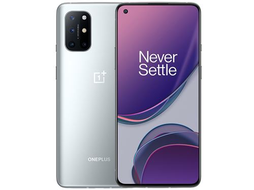 Smartphone oneplus 8T 5G Dual Sim 8 / 128 Go - argent État correct - N/A reconditionné disponible sur Fnac