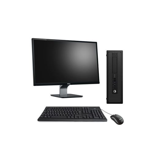 Pack HP ProDesk 600 G1 SFF - 8Go - SSD 240 Go + Écran 23 État correct - N/A reconditionné disponible sur Fnac