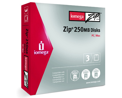 Iomega Zip 250 Mo x3 PC et Mac État correct - Iomega reconditionné disponible sur Fnac