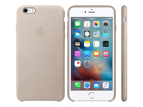 Coque Apple pour iPhone 6s Plus en cuir Gris-rose État correct - Apple reconditionné disponible sur Fnac