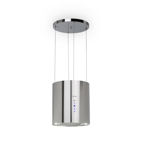 Klarstein Beret - Hotte - hotte îlot - largeur : 35 cm - profondeur : 35 cm - recyclage - inox brossé État correct - Klarstein reconditionné disponible sur Fnac
