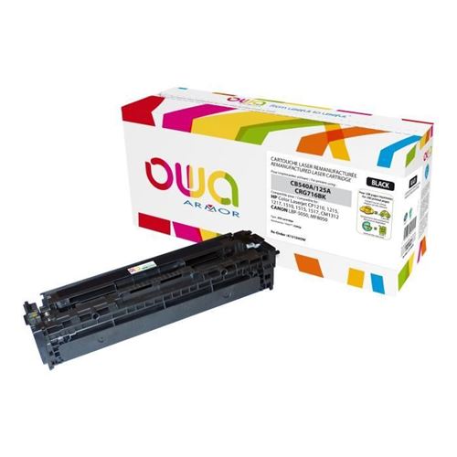 Armor - Noir - compatible - cartouche de toner - pour HP Color LaserJet CM1312 MFP, CP1215, CP1217, CP1515n, CP1518ni État correct -  reconditionné disponible sur Fnac