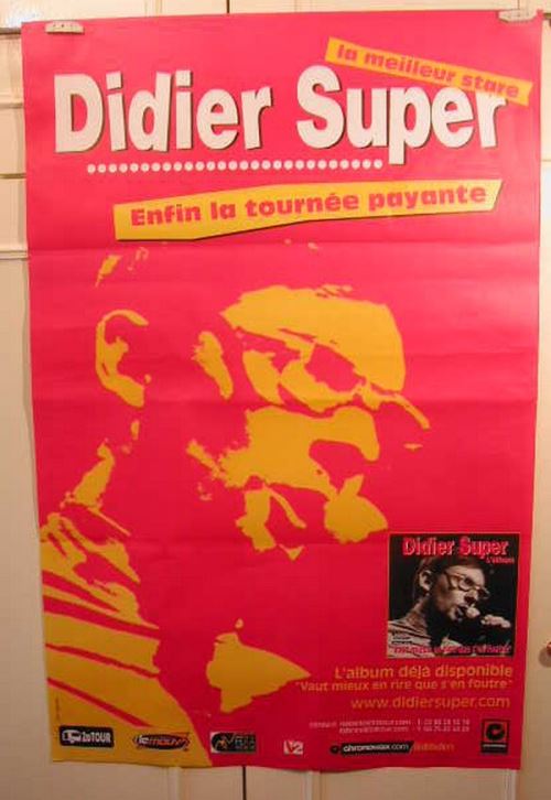 Didier Super - 80x120 cm - AFFICHE / POSTER État correct - N/A reconditionné disponible sur Fnac
