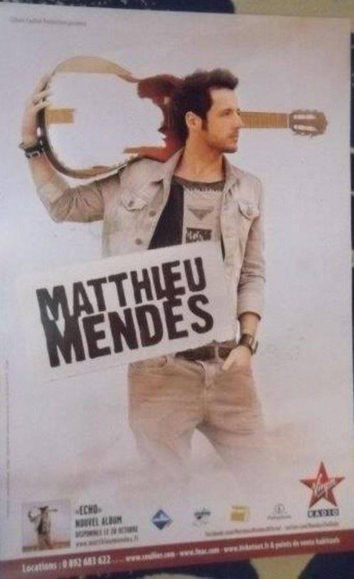 Matthieu MENDèS - 80x120 cm - AFFICHE / POSTER État correct - N/A reconditionné disponible sur Fnac