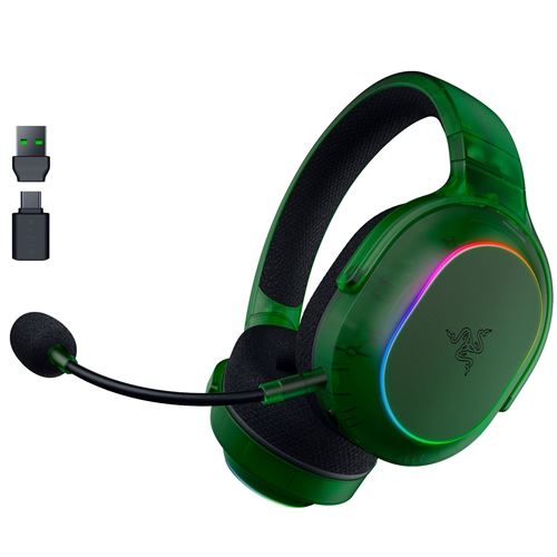 Casque sans fil Razer Barracuda X Chroma Phantom Green Edition État correct - Razer reconditionné disponible sur Fnac
