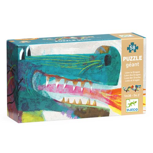 Acheter Djeco Puzzle Géant Léon le dragon 58 pièces État correct - 19,00 € Djeco Puzzle Géant Léon le dragon 58 pièces État correct - Djeco reconditionné disponible sur Fnac