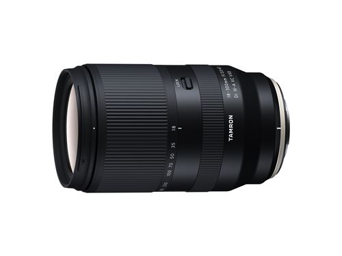 Objectif hybride Tamron 18-300mm f/3.5-6.3 Di III-A VC VXD Noir pour Fuji XF État correct - Tamron reconditionné disponible sur Fnac
