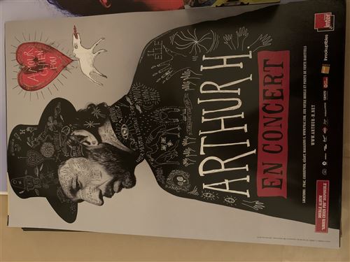 Arthur H - En Concert 2019 - 40x60cm - Affiche État correct - N/A reconditionné disponible sur Fnac