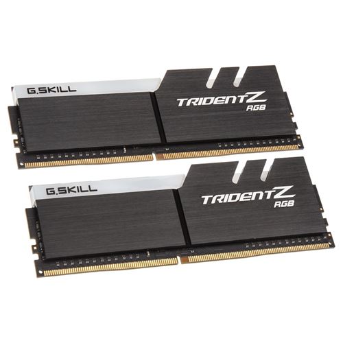 G.Skill TridentZ RGB Series - DDR4 - kit - 16 Go: 2 x 8 Go - DIMM 288 broches - 3200 MT/s / PC4-25600 - CL16 - 1.35 V - mémoire sans tampon - non ECC État correct - G.Skill reconditionné disponible sur Fnac