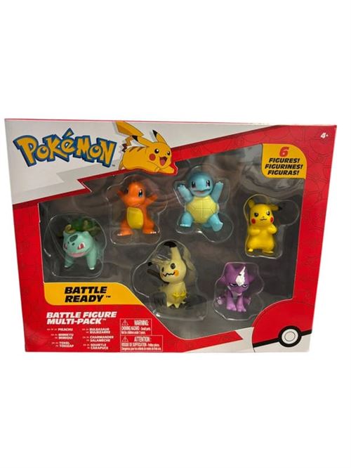 Coffret figurines Pokémon Jazwares x6 Battle Figure Pack État correct - N/A reconditionné disponible sur Fnac