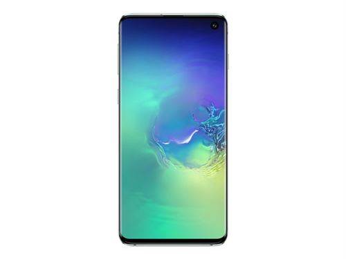 Samsung Galaxy S10 - 4G smartphone - double SIM - RAM 8 Go / Mémoire interne 128 Go - microSD slot - écran OEL - 6.1"" - 3040 x 1440 pixels - 3 x caméras arrière 12 MP, 12 MP, 16 MP - front camera 10 MP - vert prisme État correct - N/A reconditionné disponible sur Fnac