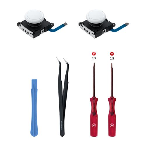 MCBAZEL Joystick analogique 3D de remplacement et kit d'outils de réparation pour Nintendo Switch/Switch OLED Joy-Con/Switch Lite État correct - N/A reconditionné disponible sur Fnac