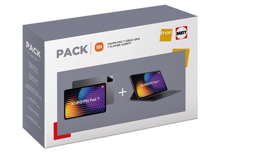 Pack Tablette Tactile Xiaomi Pad 7 11,2"" Wifi 128 Go Gris + Clavier Azerty État correct - Xiaomi reconditionné disponible sur Fnac