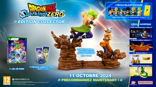 Acheter Dragon Ball: Sparking! Zero Edition Collector Xbox Series X État correct - 150,75 € Dragon Ball: Sparking! Zero Edition Collector Xbox Series X État correct - Bandai Namco reconditionné disponible sur Fnac
