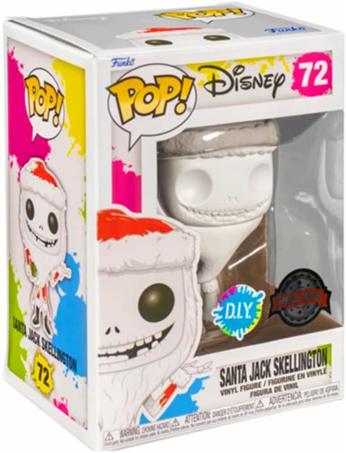Figurine Funko Pop Disney The Nightmare Before Christmas Santa Jack avant Exclusivité État correct - Funko reconditionné disponible sur Fnac