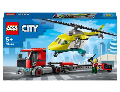 Acheter LEGO® City 60343 Le transport de l’hélicoptère de secours État correct - 56,99 € LEGO® City 60343 Le transport de l’hélicoptère de secours État correct - Lego City reconditionné disponible sur Fnac