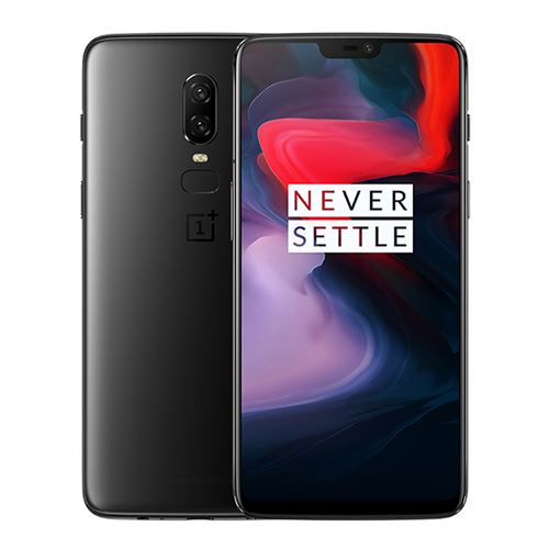 Smartphone OnePlus 6 Double SIM 8 Go / 128 Go - Nano SIM - 6.2 - 2280x1080 - 20 MP + 16 MP - Noir Mat État correct - N/A reconditionné disponible sur Fnac