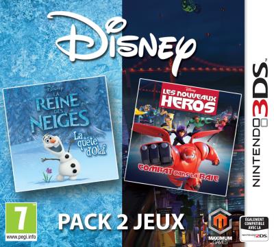 Acheter Disney Pack 2 Jeux : La Reine des Neiges : La Quête d'Olaf et Les Nouveaux Héros : Combat dans la Baie 3DS État correct - 11,76 € Disney Pack 2 Jeux : La Reine des Neiges : La Quête d'Olaf et Les Nouveaux Héros : Combat dans la Baie 3DS État correct - Just for Games reconditionné disponible sur Fnac