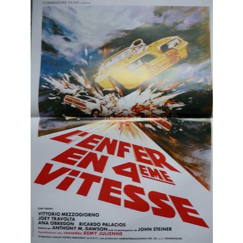 L'Enfer En 4ème Vitesse AFFICHE CINEMA ORIGINALE État correct - N/A reconditionné disponible sur Fnac