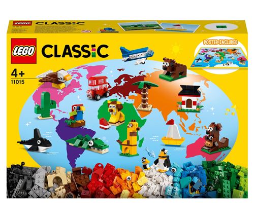 LEGO® Classic 11015 Briques créatives Autour du monde État correct - Lego reconditionné disponible sur Fnac
