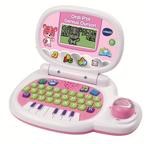 Acheter Ordinateur éducatif P'tit Genius Ourson Vtech Rose État correct - 18,99 € Ordinateur éducatif P'tit Genius Ourson Vtech Rose État correct - VTech reconditionné disponible sur Fnac