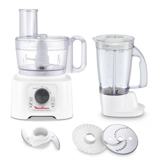 Robot multifonctions Moulinex Double force Compact FP542111 800 W Blanc État correct - Moulinex reconditionné disponible sur Fnac
