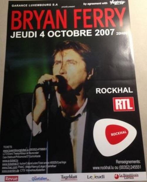 Acheter Bryan FERRY - 40x60 cm - AFFICHE / POSTER État correct - 10,99 € Bryan FERRY - 40x60 cm - AFFICHE / POSTER État correct - N/A reconditionné disponible sur Fnac