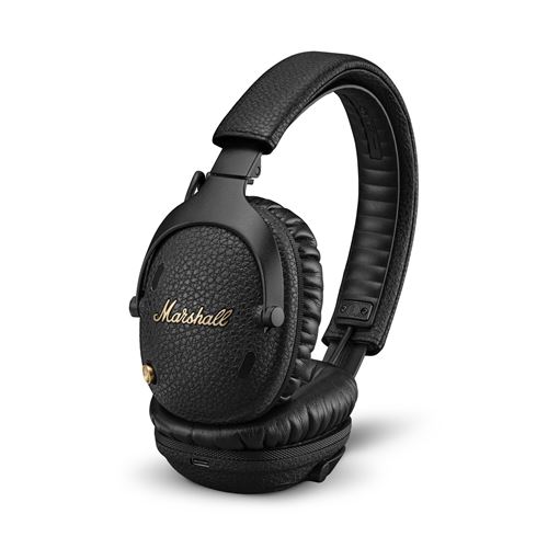 Casque audio arceau circum-aural sans fil Marshall Monitor III ANC avec réduction de bruit active Noir État correct - Marshall reconditionné disponible sur Fnac