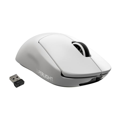 Souris Gaming sans fil Wifi Logitech Pro X Superlight Blanc État correct - Logitech reconditionné disponible sur Fnac