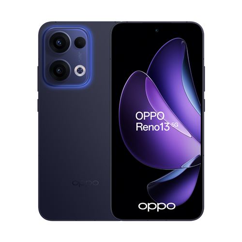 Smartphone Oppo Reno13 6,59"" 5G Double nano SIM 256 Go Bleu saphir État correct - Oppo reconditionné disponible sur Fnac