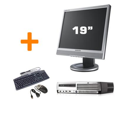 HP DC7700 + Ecran TFT 19 + Clavier + Souris État correct - Hewlett-Packard reconditionné disponible sur Fnac
