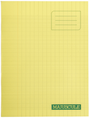 Majuscule - Cahier Piqure 64p Couverture Pp 17x22 Seyes Jaune État correct - N/A reconditionné disponible sur Fnac