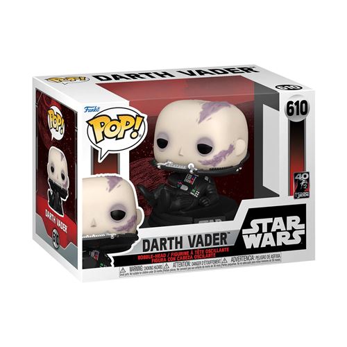 Figurine Funko Pop Star Wars Return of the Jedi 40th Darth Vader unmasked État correct - Funko reconditionné disponible sur Fnac