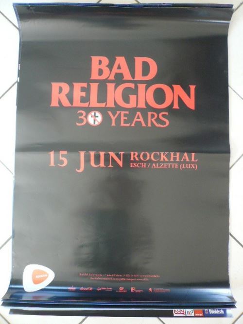 Bad Religion - 60x80 cm - AFFICHE / POSTER État correct - N/A reconditionné disponible sur Fnac