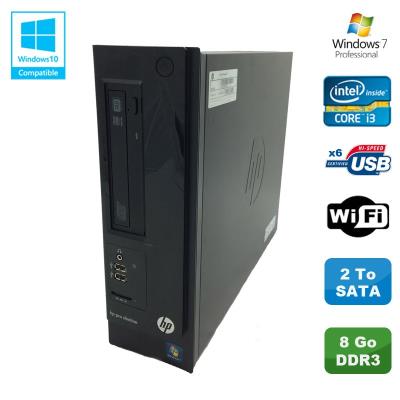 Pc hp pro 3300 series sff intel core i3-2120 3.3ghz 8go ddr3 2to wifi win 7 pro État correct - Hewlett-Packard reconditionné disponible sur Fnac