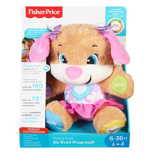 Jouet d’éveil Fisher Price Sis Eveil Progressif Puppy État correct - Fisher-Price reconditionné disponible sur Fnac