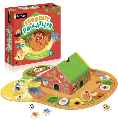 Jeu d’ambiance Nathan Surprise au poulailler État correct - N/A reconditionné disponible sur Fnac