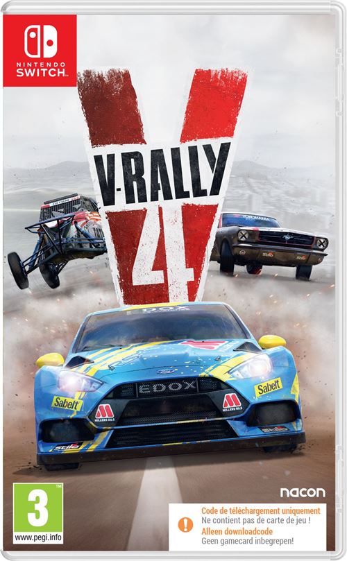 Acheter V-rally 4 Code in a Box Nintendo Switch État correct - 22,90 € V-rally 4 Code in a Box Nintendo Switch État correct - Just for Games reconditionné disponible sur Fnac