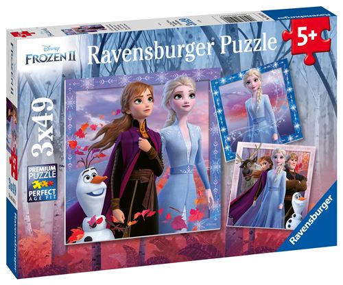 Acheter Puzzles 3 x 49 pièces Ravensburger Le voyage commence Disney Frozen La Reine des Neiges 2 État correct - 16,00 € Puzzles 3 x 49 pièces Ravensburger Le voyage commence Disney Frozen La Reine des Neiges 2 État correct - Ravensburger reconditionné disponible sur Fnac